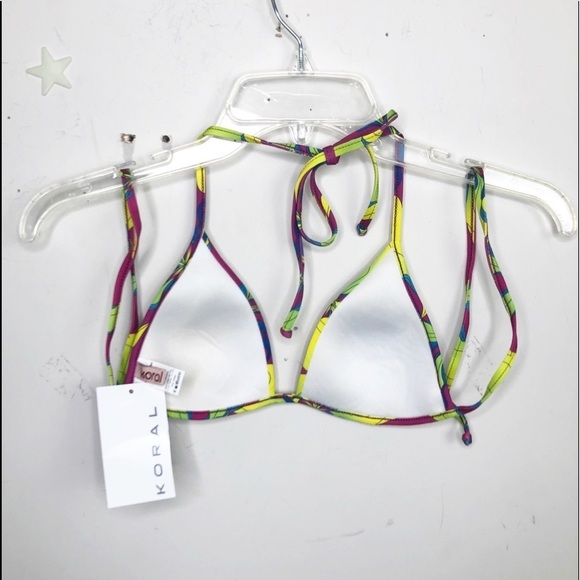 KORAL by llann Kugel floral bikini top - Picture 7 of 13
